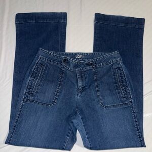 ⛔️SOLD⛔️ LOFT Women's Curvy Flare Sailor jeans
